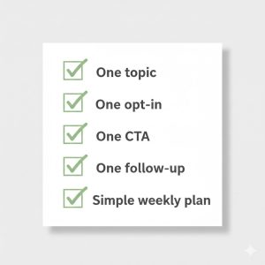 marketing quick win checklist