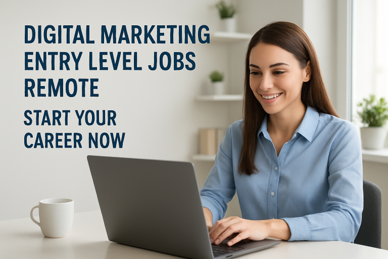 digital marketing entry level jobs remote